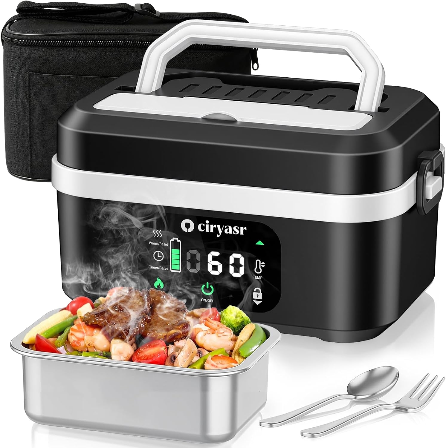 Meal Prep Bag - Powerful Electric Lunch Box, 1.35L 20000mAh