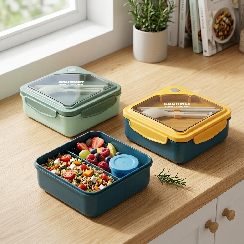 Meal Prep Or Prep Meal - Sealed Plastic Bento Lunch Box 2