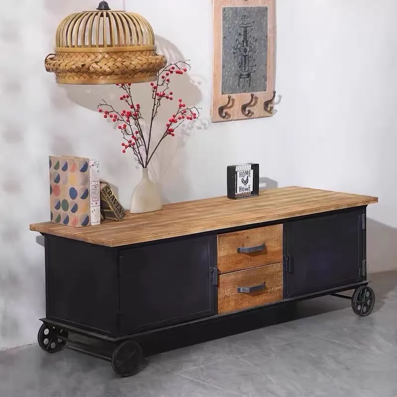 Industrial Style Solid Wood Di - Meal Prep Restaurant recension och pris