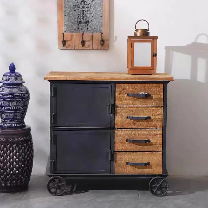 Industrial Style Solid Wood Di - Meal Prep Restaurant recension och pris