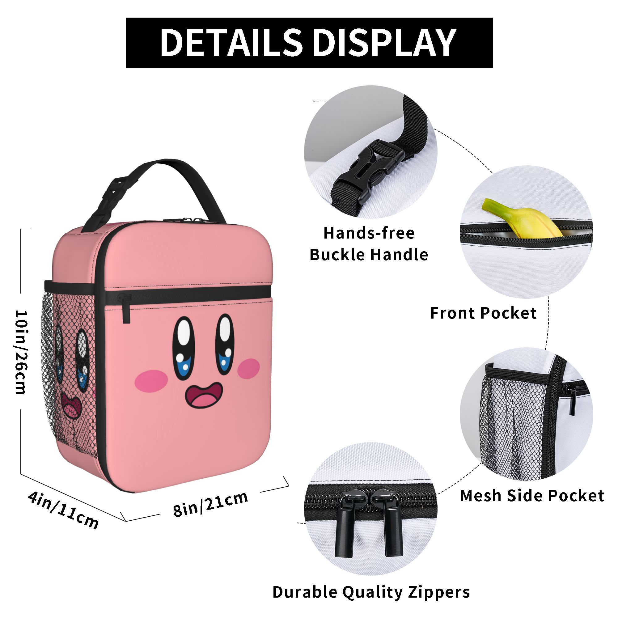 Custom K-Kirbys Resuable Lunch - Meal Prep Bag recension och pris