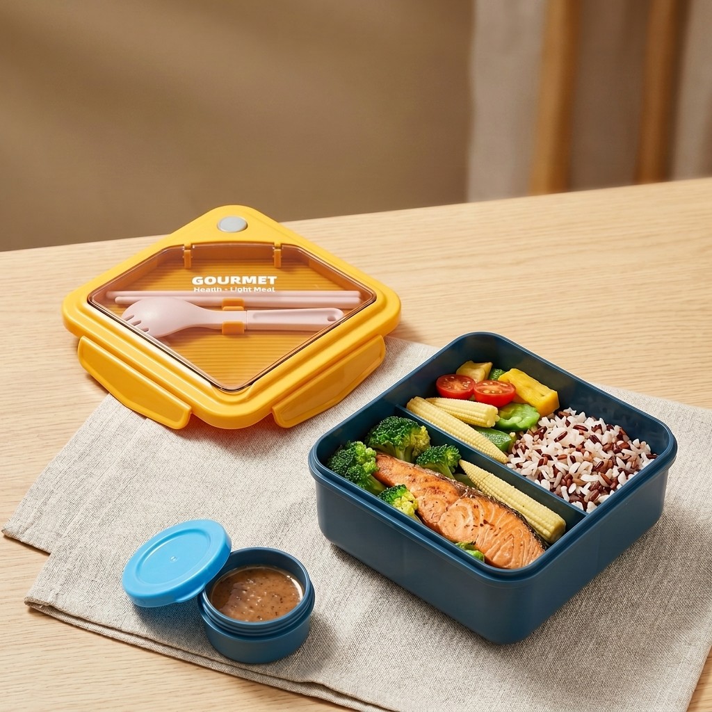 Microwavable Plastic Bento Lun - Meal Prep Or Prep Meal recension och pris