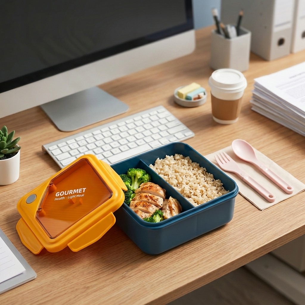 Microwavable Plastic Bento Lun - Meal Prep Or Prep Meal recension och pris