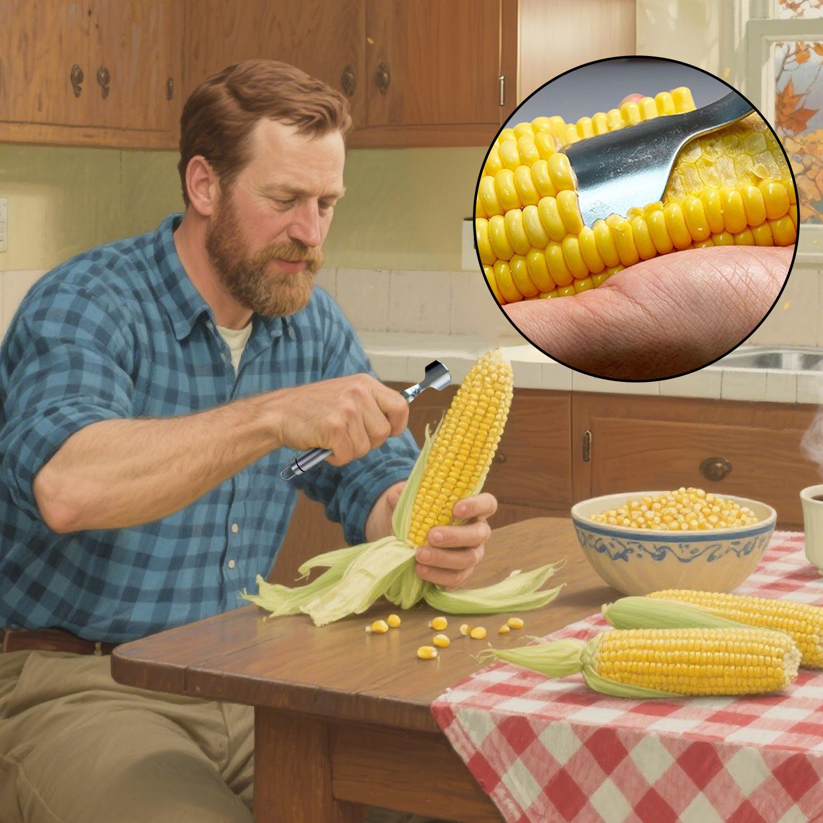 Corn Peeler Corn Kernel Remove - Meal Prep Restaurant recension och pris