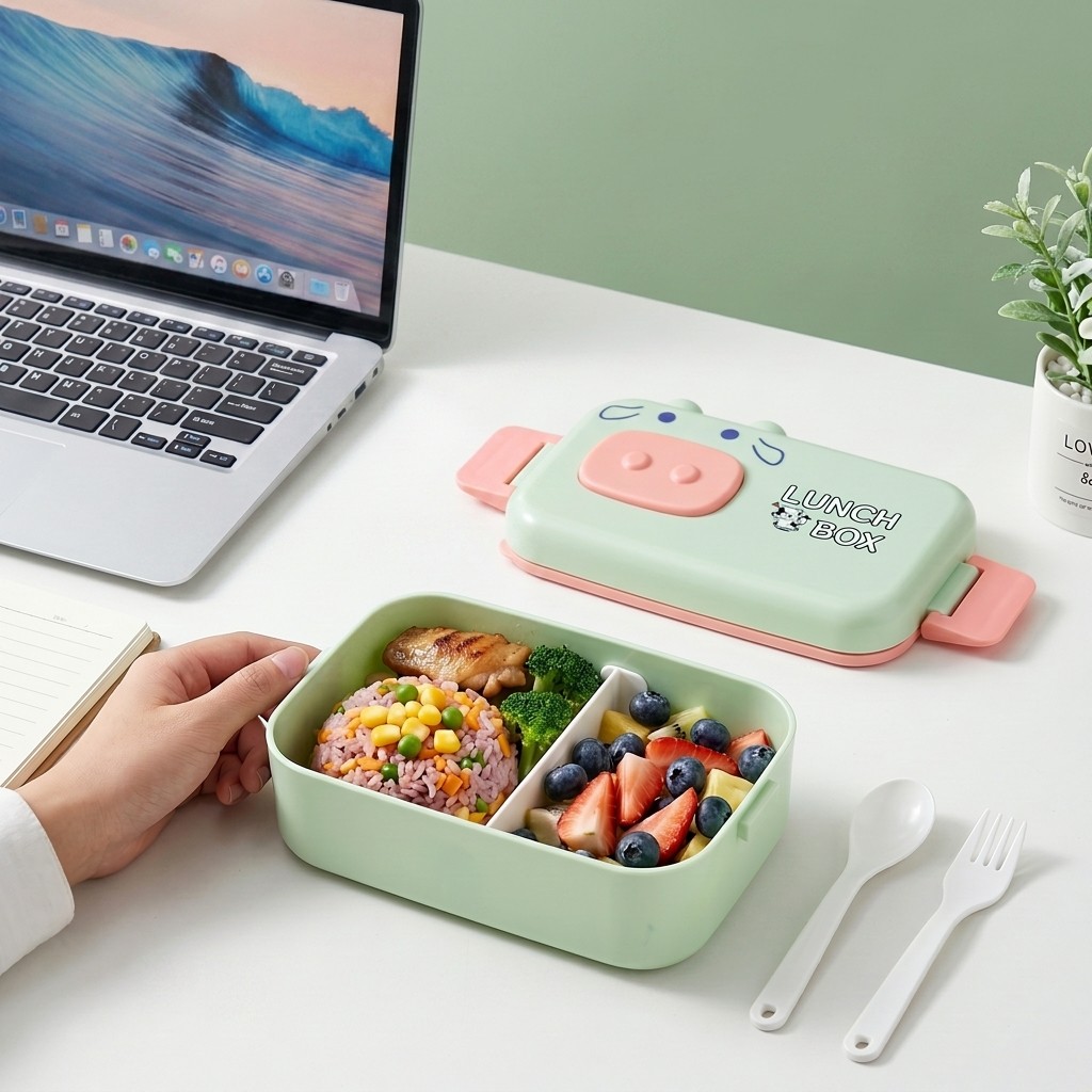 Kawaii Plastic Bento Box for K - Meal Prep Or Prep Meal recension och pris