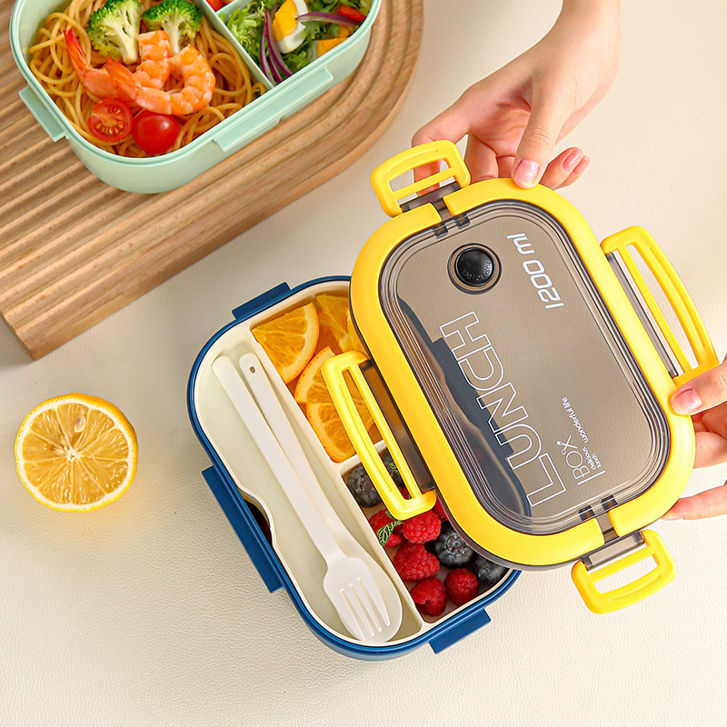 BPA-Free PP 2-Layer Bento Lunc - Meal Prep For Office recension och pris