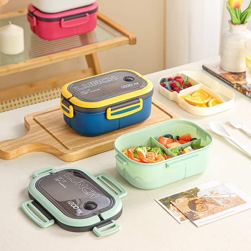 BPA-Free PP 2-Layer Bento Lunc - Meal Prep For Office recension och pris