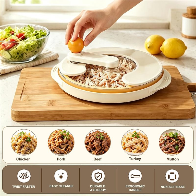 AAAN-Manual Chicken Breast Shr - Meal Prep With Chicken recension och pris