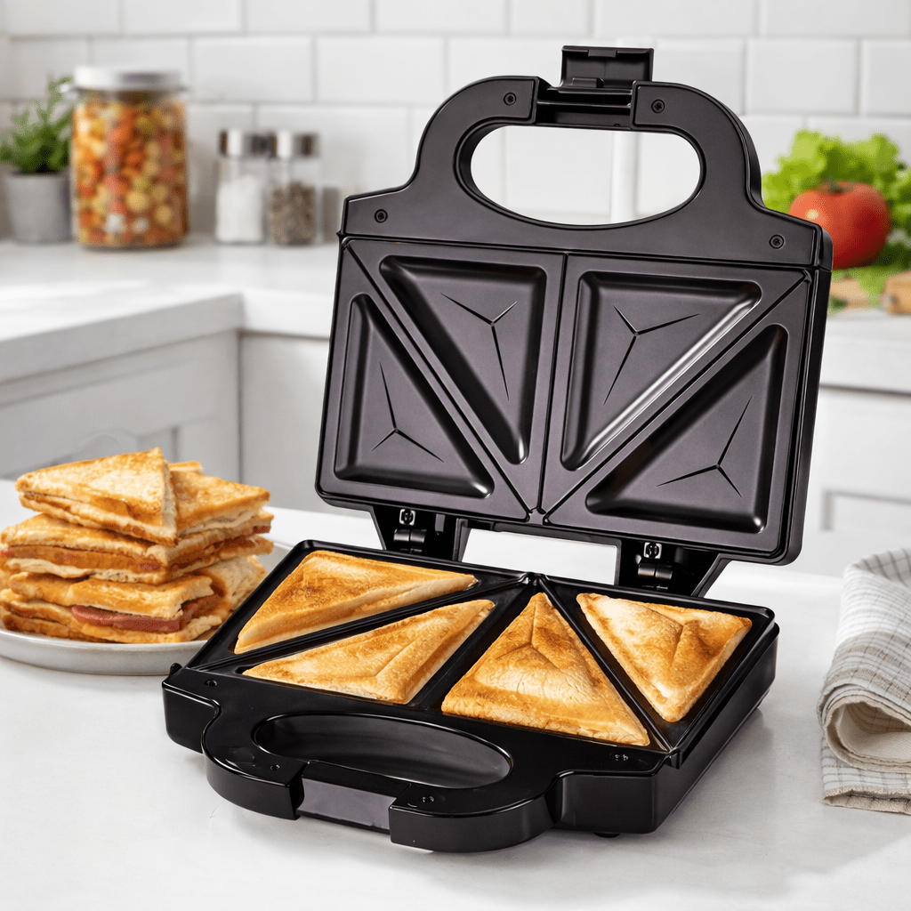 2-in-1 750W Fast Heating Sandw - Breakfast Sandwich Press recension och pris