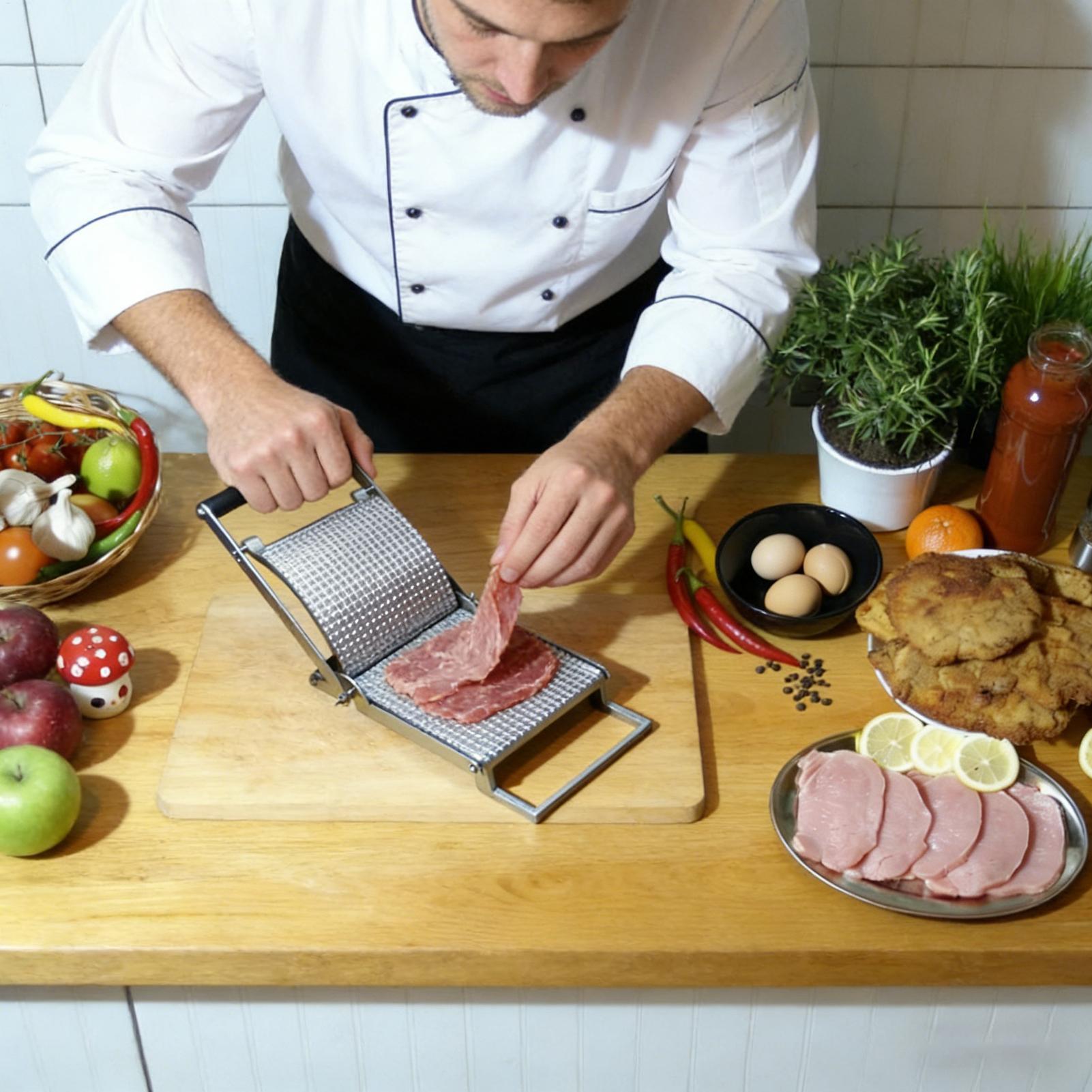 Meat Tenderizer Stainless Stee - Meal Prep With Chicken recension och pris
