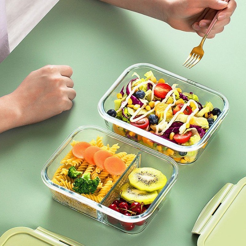 Home Kitchen Minimalist Glass  - Meal Prep For Office recension och pris