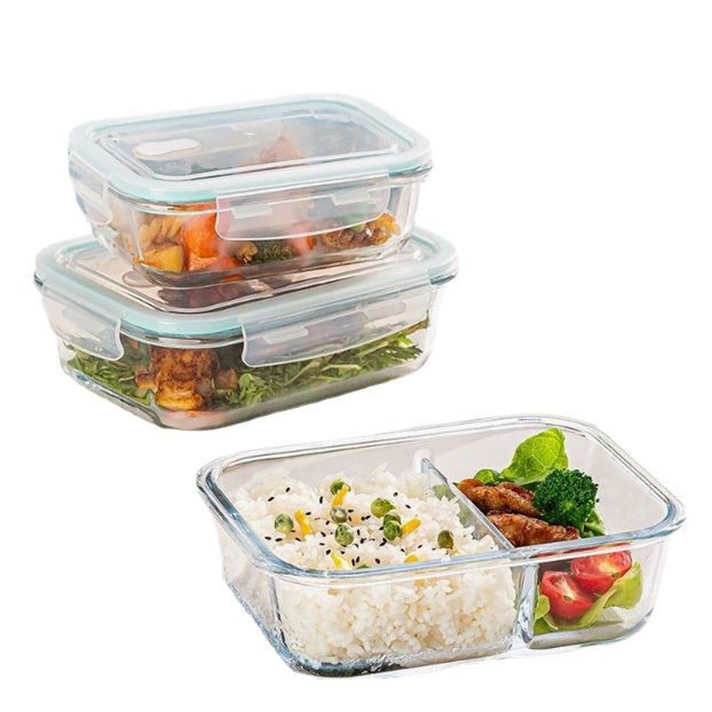 Home Kitchen Minimalist Glass  - Meal Prep For Office recension och pris