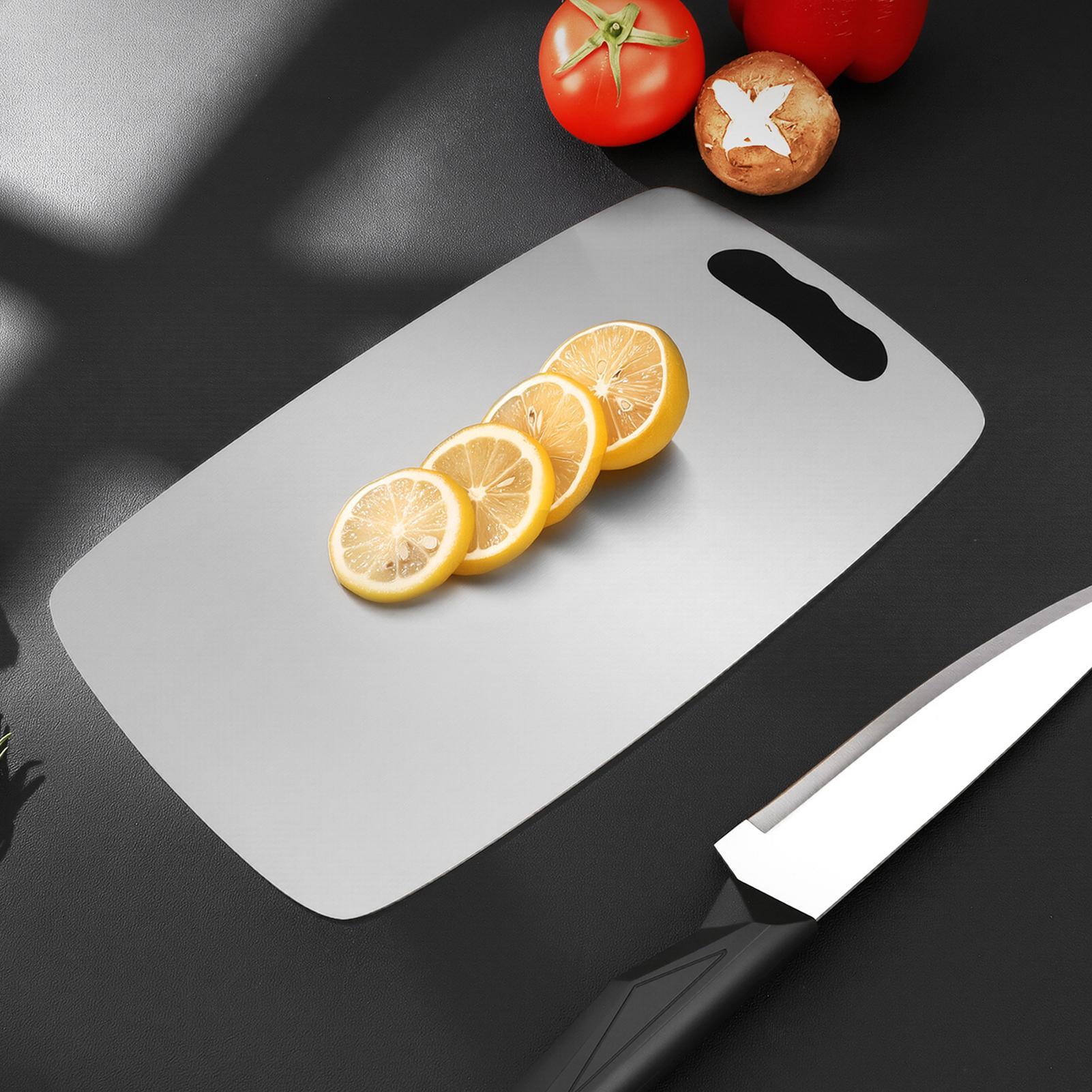 Metal Cutting Board Stainless  - Meal Prep With Chicken recension och pris