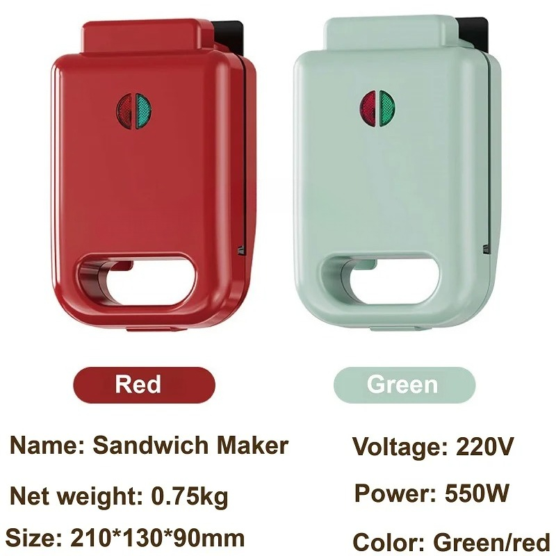 Waffle Maker Toaster Multifunc - Breakfast Sandwich Press recension och pris