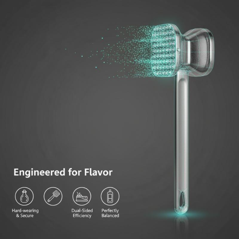 Square Meat Tenderizer Hammer  - Meal Prep Or Prep Meal recension och pris
