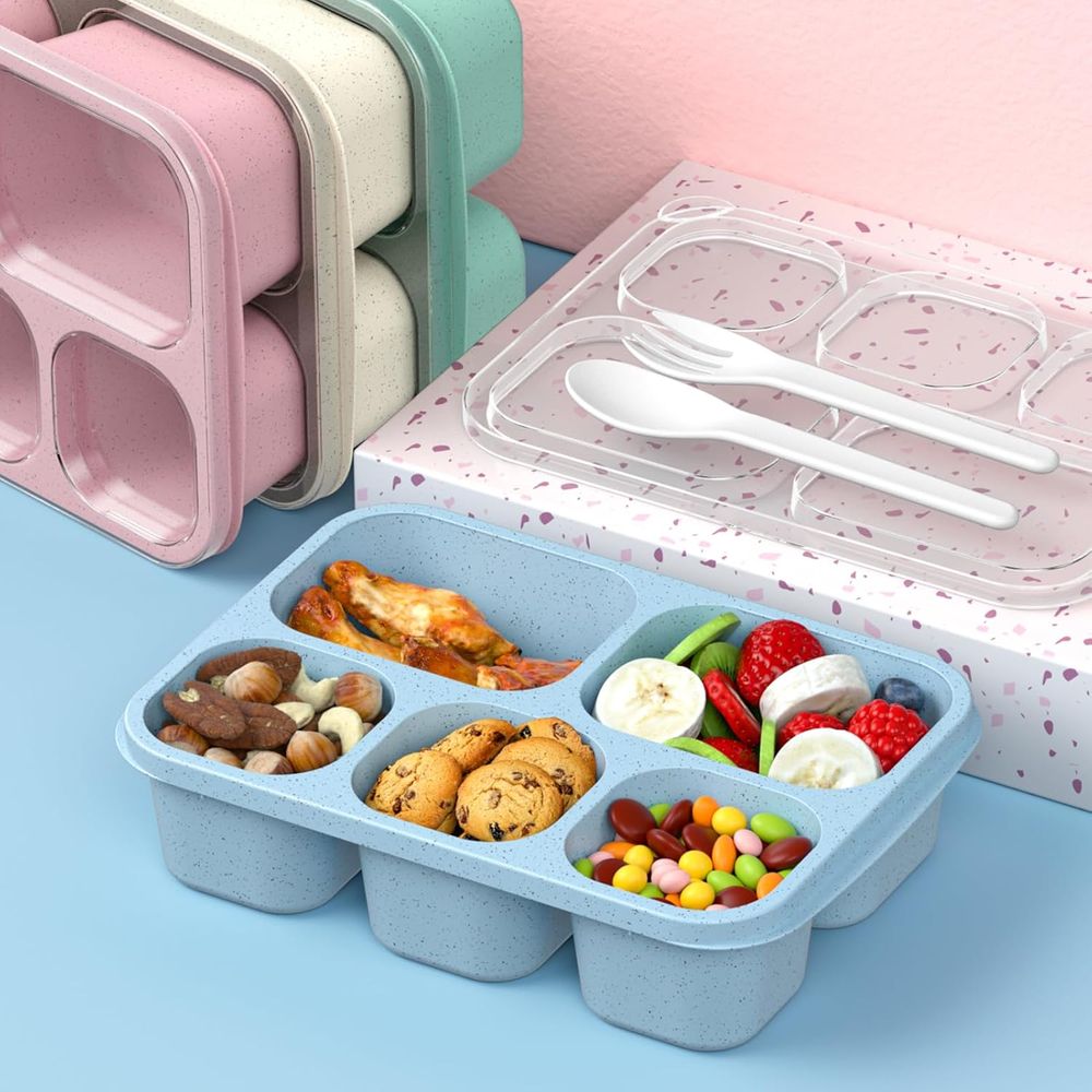 Adult Lunch Box - 4 Pack, 5-Co - Meal Prep Or Prep Meal recension och pris