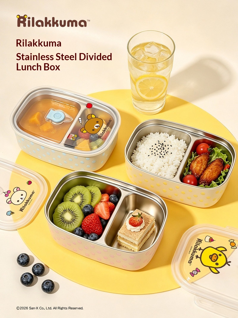 Rilakkuma Stainless Steel Bent - Meal Prep For Office recension och pris
