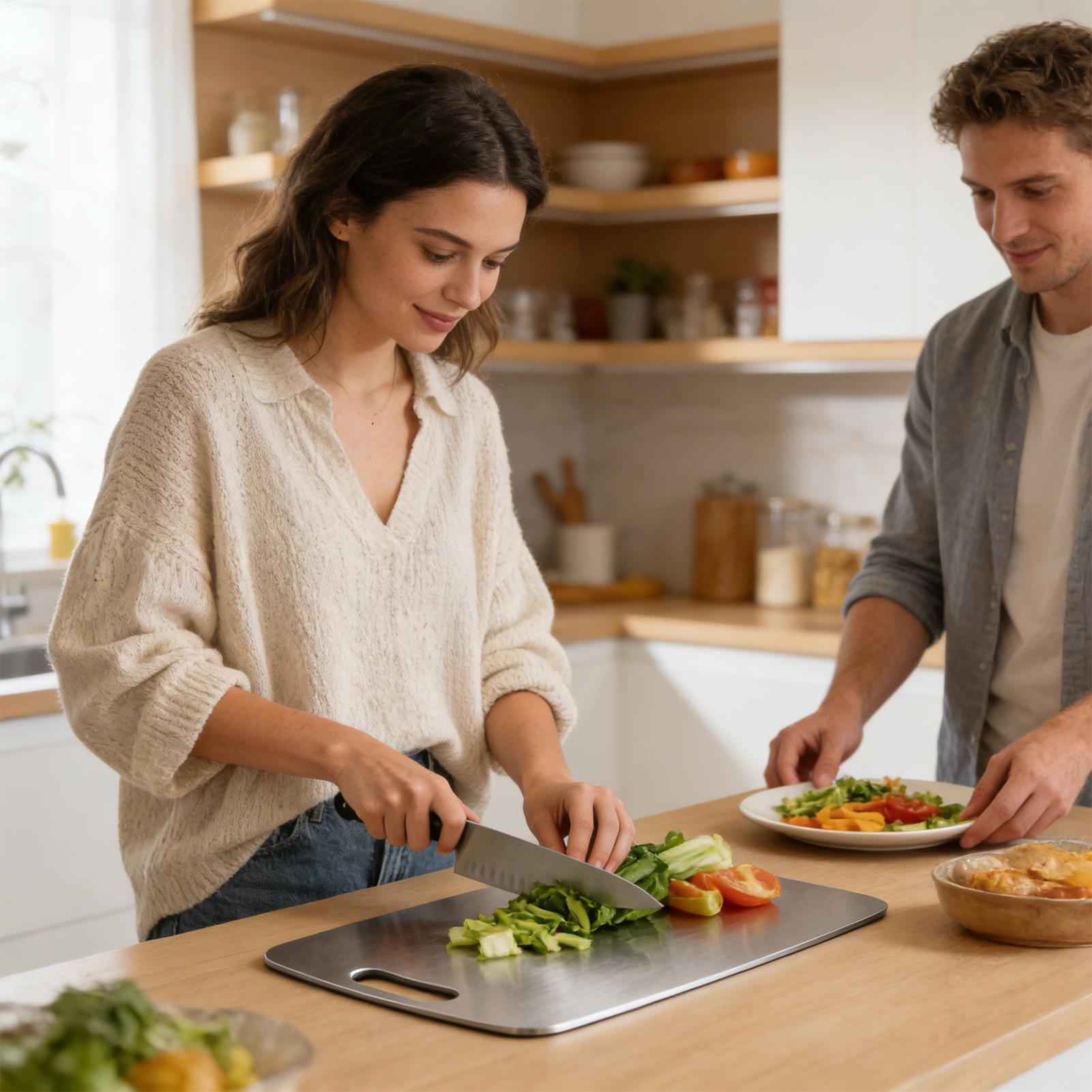 Stainless Steel Cutting Boards - Meal Prep With Chicken recension och pris